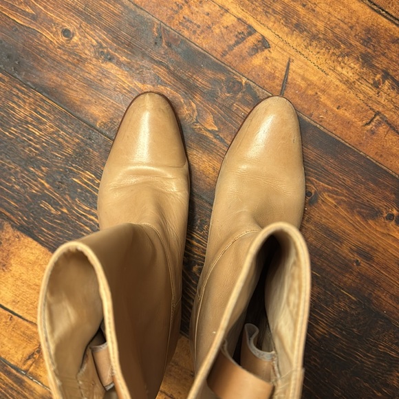 Vintage Hippopotamus withe Leather Boots with Aztec Western Detailing Sz 7.5 D - Picture 3 of 8